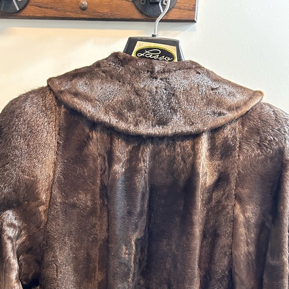 Real FUR  Brown Teddy Jacket with Fluffy Texture-M - Picture 10 of 16